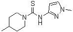 CAS#: 590351-64-7， 4-Methyl-N-(1-Methyl-1H-Pyrazol-3-Yl)-1-Piperidinecarbothioamide