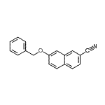 CAS#: 590369-74-7， 7-(Benzyloxy)-2-Naphthonitrile
