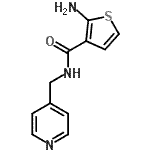 CAS#: 590376-49-1， 2-Amino-N-(4-Pyridinylmethyl)-3-Thiophenecarboxamide