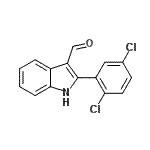 CAS#: 590390-83-3， 2-(2,5-Dichlorophenyl)-1H-Indole-3-Carbaldehyde