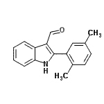 CAS#: 590391-00-7， 2-(2,5-Dimethylphenyl)-1H-Indole-3-Carbaldehyde
