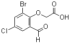 CAS#: 590395-61-2， (2-Bromo-4-Chloro-6-Formylphenoxy)Acetic Acid