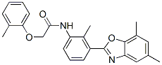 CAS#: 590395-90-7， N-[3-(5,7-Dimethyl-2-Benzoxazolyl)-2-Methylphenyl]-2-(2-Methylphenoxy)-Acetamide