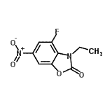 CAS#: 590422-20-1， 3-Ethyl-4-Fluoro-6-Nitro-1,3-Benzoxazol-2(3H)-One