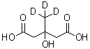 CAS#: 59060-36-5， 3-Hydroxy-3-(<Sup>2</Sup>H<Sub>3</Sub>)Methylpentanedioic Acid