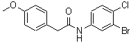 CAS#: 591226-55-0， N-(3-Bromo-4-Chlorophenyl)-2-(4-Methoxyphenyl)Acetamide