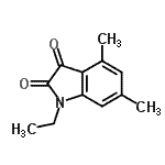 CAS#: 591252-78-7， 1-Ethyl-4,6-Dimethyl-1H-Indole-2,3-Dione