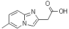 CAS 登录号：59128-10-8， (6-甲基咪唑并[1,2-a]吡啶-2-基)乙酸