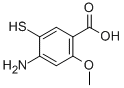 CAS#: 59168-57-9， 4-Amino-2-Methoxy-5-Mercaptobenzoic Acid