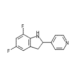 CAS#: 591721-09-4， 5,7-Difluoro-2-(4-Pyridinyl)Indoline