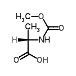 CAS#: 59190-99-7， (2S)-2-(Methoxycarbonylamino)Propanoic Acid