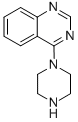 structure of CAS# 59215-41-7, 4-(1-Piperazinyl)-Quinazoline;4-Piperazin-1-Ylquinazoline(SALTDATA: 2Hcl 1.7H2O);4-Piperazin-1-Ylquinazoline 2Hcl 1.7H2O;4-Piperazin-1-Ylquinazoline