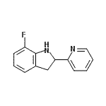 CAS#: 592465-98-0， 7-Fluoro-2-(2-Pyridinyl)Indoline