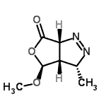 CAS#: 592524-37-3， (3R,3aS,4S,6aR)-4-Methoxy-3-Methyl-3,3A,4,6A-Tetrahydro-6H-Furo[3,4-c]Pyrazol-6-One
