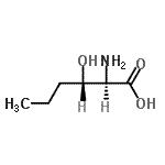 CAS 登录号：59286-25-8， (2R,3S)-2-氨基-3-羟基-己酸