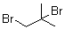 structure of CAS# 594-34-3, 1,2-Dibromo-2-Methylpropane;1,2-Dibromo-2-Methyl-Propane;251623_Aldrich;Isobutylene Bromide