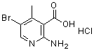 CAS#: 59414-89-0， 2-Amino-5-Bromo-4-Methyl Nicotinic Acid Hydrochloride