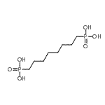 结构式 CAS# 5943-66-8, 1,8-辛烷二基二(膦酸)
