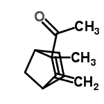 CAS#: 59435-87-9， 1-(2-Methyl-3-Methylenebicyclo[2.2.1]Hept-5-En-2-Yl)Ethanone