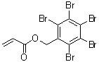 结构式 CAS# 59447-55-1, 五溴苄基丙烯酸酯