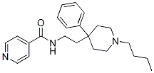 CAS#: 59455-24-2， 1-Butyl-4-Phenyl-4-Isonicotinoylaminoethylpiperidine
