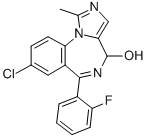 结构式 CAS# 59468-85-8, 4-羟基咪达唑仑