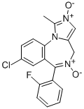 CAS#: 59468-87-0， 8-Chloro-6-(2-Fluorophenyl)-1-Methyl-4H-Imidazo[1,5-a][1,4]Benzodiazepine 2,5-Dioxide