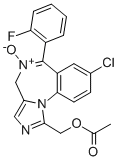 CAS#: 59468-88-1， 1-Acetoxymethyl-8-Chloro-6-(2-Fluorophenyl)-4H-Imidazo[1,5-alpha][1,4]Benzodiazepine 5-Oxide