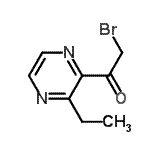 CAS#: 594813-45-3， 2-Bromo-1-(3-Ethyl-2-Pyrazinyl)Ethanone