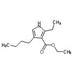 CAS#: 594864-19-4， Ethyl 4-Butyl-2-Ethyl-1H-Pyrrole-3-Carboxylate