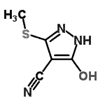 CAS#: 59541-47-8， 5-Hydroxy-3-(Methylsulfanyl)-1H-Pyrazole-4-Carbonitrile