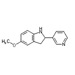 CAS#: 595545-70-3， 5-Methoxy-2-(3-Pyridinyl)Indoline