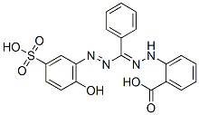 CAS#: 59600-76-9， 2-[2-[[2-(2-Hydroxy-5-Sulfophenyl)Hydrazinylidene]Phenylmethyl]Diazenyl]-Benzoic acid