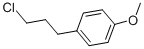 structure of CAS# 59623-12-0, 3-(4'-Methoxyphenyl)Propyl Chloride;3-(4'-METHOXYPHENYL)PROPYL CHLORIDE;3-(P-Methoxyphenyl)-1-Chloropropane;3-(4-METHOXYPHENYL)PROPYL CHLORIDE
