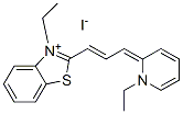 CAS#: 59652-06-1， 3-Ethyl-2-[3-(1-Ethyl-1H-Pyridin-2-Ylidene)Prop-1-Enyl]Benzothiazolium Iodide