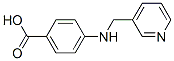 structure of CAS# 5966-19-8, 4-((3-Pyridinylmethyl)Amino)Benzoic Acid;4-(3-Pyridylmethylamino)Benzoic Acid;4-[(3-Pyridinylmethyl)Amino]Benzoic Acid;Mls000099919