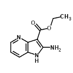 CAS#: 596824-14-5， Ethyl 2-Amino-1H-Pyrrolo[3,2-b]Pyridine-3-Carboxylate