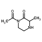 CAS#: 59702-05-5， 1-Acetyl-3-Methyl-2-Piperazinone