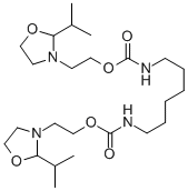 CAS#: 59719-67-4， Bis[2-[2-(1-Methylethyl)-3-Oxazolidinyl]Ethyl] 1,6-Hexanediylbiscarbamate