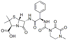 CAS#: 59723-60-3， (2S,5R,6R)-3,3-Dimethyl-6-[[(R)-[[(4-Methyl-2,3-Dioxopiperazin-1-Yl)Carbonyl]Amino]Phenylacetyl]Amino]-7-Oxo-4-Thia-1-Azabicyclo[3.2.0]Heptane-2-Carboxylic Acid