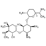 CAS#: 59751-72-3， (1S,2S,3R,4S,6R)-4,6-Diamino-3-({(2R,3R,6S)-3-Amino-6-[(1R)-1-Aminoethyl]Tetrahydro-2H-Pyran-2-Yl}Oxy)-2-Hydroxycyclohexyl 3-Deoxy-4-C-Methyl-3-(Methylamino)-beta-L-Arabinopyranoside