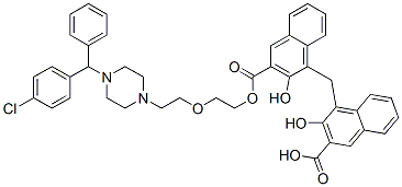 CAS#: 5978-92-7， Hydroxyzine Pamoate (Ester)