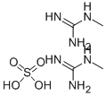 structure of CAS# 598-12-9, 1-Methylguanidine Sulfate;Guanidine, Methyl-, Sulfate (2:1);Methylguanidine Sulfate;N1-Methylguanidine Sulfate (2:1)