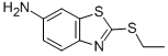 structure of CAS# 59813-89-7, 2-Ethylsulfanyl-Benzothiazol-6-Ylamine;2-(Ethylthio)-1,3-Benzothiazol-6-Amine;[2-(Ethylthio)-1,3-Benzothiazol-6-Yl]Amine;2-Ethylsulfanyl-Benzothiazol-6-Ylamine