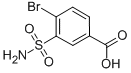 structure of CAS# 59815-19-9, 3-(Aminosulfonyl)-4-Bromobenzoic Acid