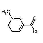 CAS#: 59826-28-7， 1-Methyl-1,2,5,6-Tetrahydro-3-Pyridinecarbonyl Chloride