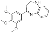 CAS#: 59902-16-8， 2,3-Dihydro-4-(3,4,5-Trimethoxyphenyl)-1H-1,5-Benzodiazepine