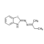 CAS#: 59972-84-8， (2E)-2-[(2E)-2-Butanylidenehydrazono]-2,3-Dihydro-1,3-Benzothiazole