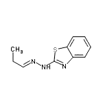 CAS#: 59972-90-6， 2-[(2E)-2-Propylidenehydrazino]-1,3-Benzothiazole