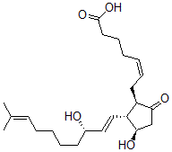 CAS#: 59982-03-5， (Z)-7-[(1R,2R,3R)-3-Hydroxy-2-[(1E,3S)-3-Hydroxy-9-Methyldeca-1,8-Dienyl]-5-Oxocyclopentyl]Hept-5-Enoic Acid